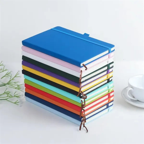 80Sheets A5 Lined Journal Notebook With PU Leather Hardcover