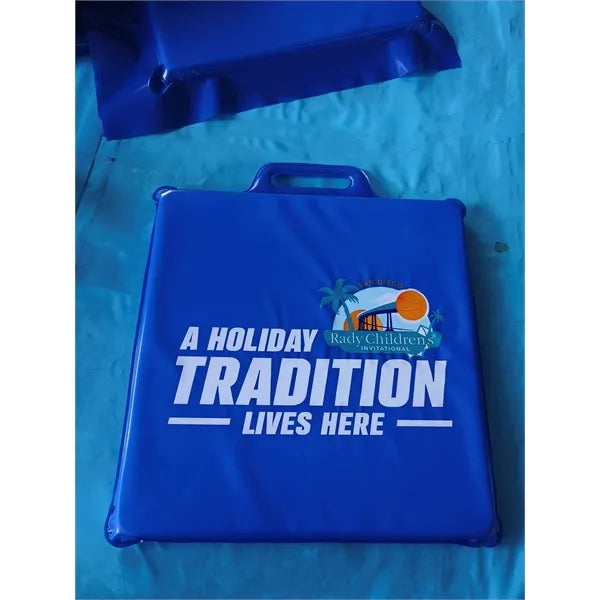 Vinyl stadium seat cushion