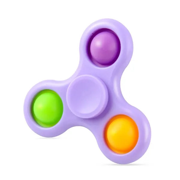Push Pop Rotatable Fidget Spinner Toy