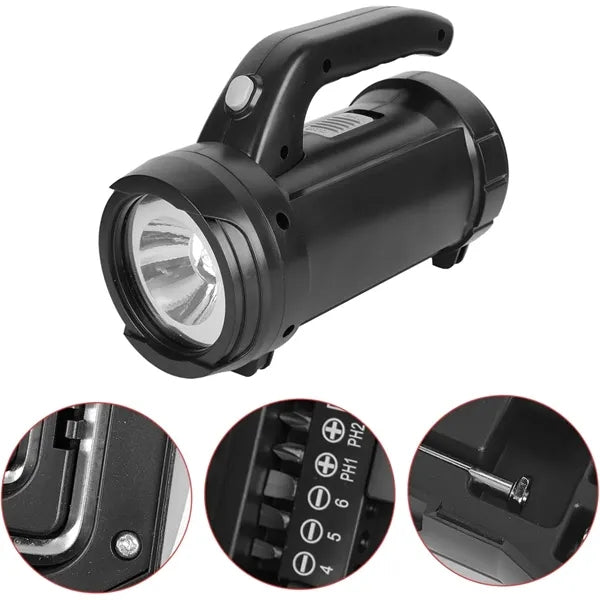 Household Emergency Preparedness Tool Set with Flashlight