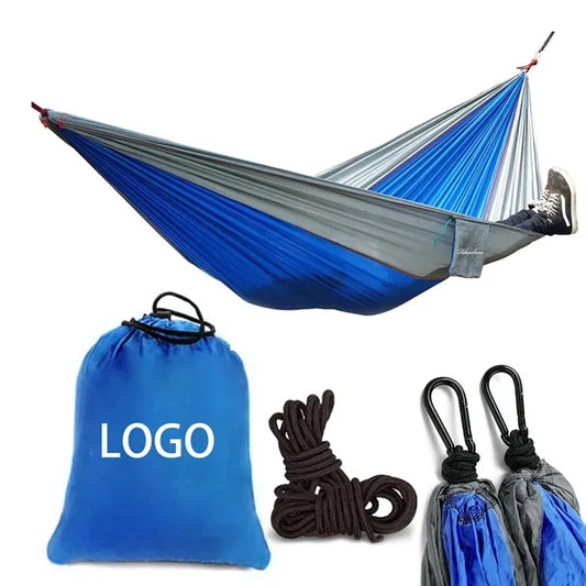 Outdoor Single Parachute Cloth Hammock Nylon Extended Swing