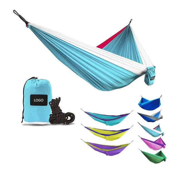 Outdoor Single Parachute Cloth Hammock Nylon Extended Swing