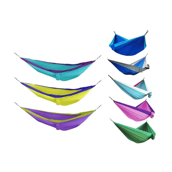 Outdoor Single Parachute Cloth Hammock Nylon Extended Swing