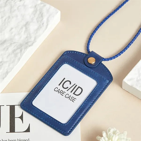 Logo PU ID Holder
