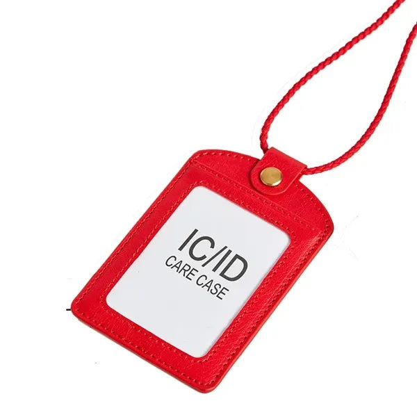 Logo PU ID Holder
