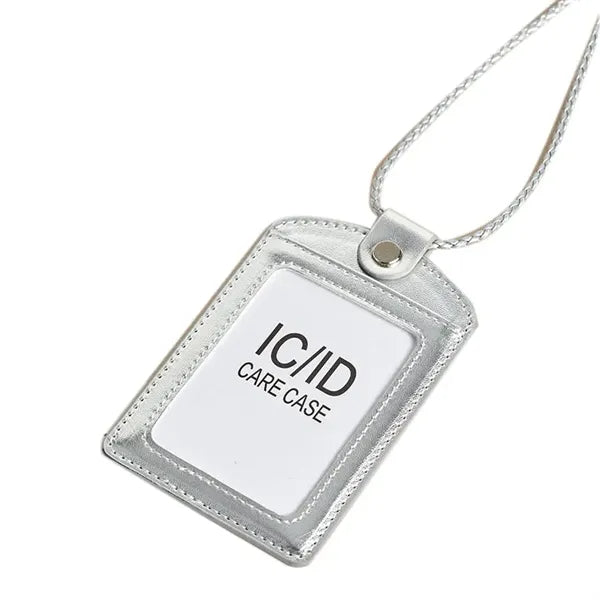 Logo PU ID Holder