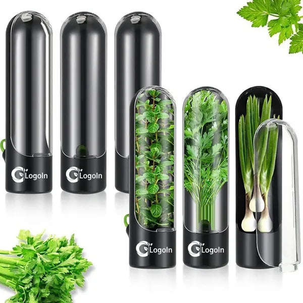 Herb Saver for Refrigerator Pod Fresh Keeper Bottle