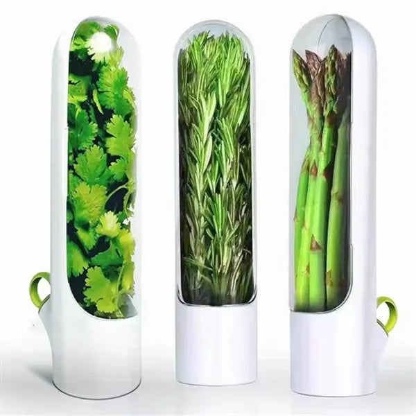 Herb Saver for Refrigerator Pod Fresh Keeper Bottle