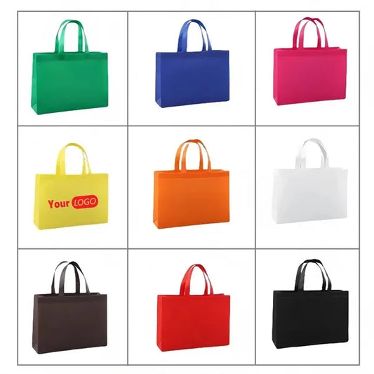 Solid Color Blank Non-woven Tote Bag