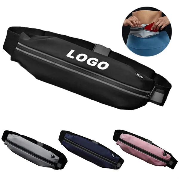 Outdoor Waterproof Sports Fanny Pack With Headphone Jack