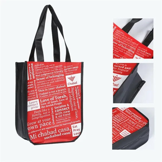 Full Color Round Corner Laminated Non-woven Tote Bag