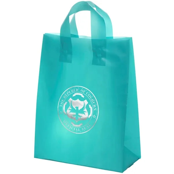 Zeus Frosted Brite Shopper - Foil Print