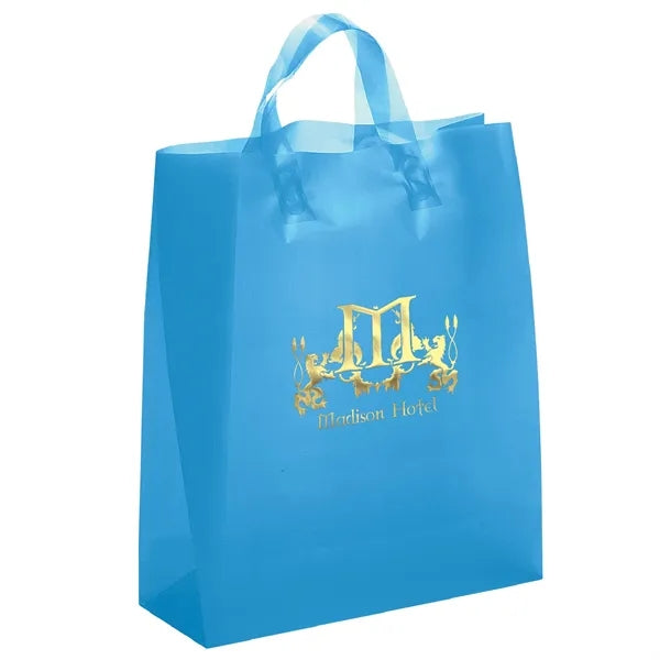 Hercules Frosted Brite Shopper - Foil Print