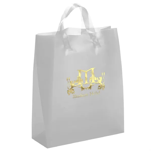 Hercules Frosted Brite Shopper - Foil Print