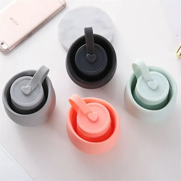 16oz Collapsible Water Bottle Camping Cup Reuseable Leak