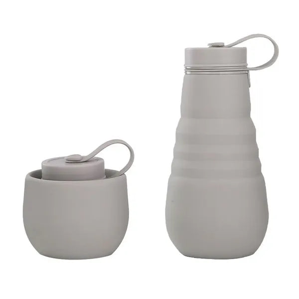 16oz Collapsible Water Bottle Camping Cup Reuseable Leak