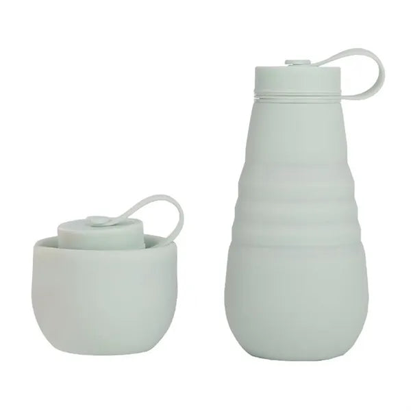 16oz Collapsible Water Bottle Camping Cup Reuseable Leak