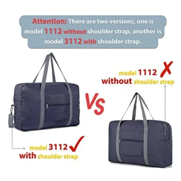 Foldable Travel Duffel Bag Tote Carry on Overnight