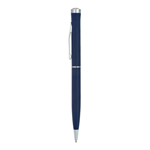 Epoxy Silver Trim Ballpoint Pen