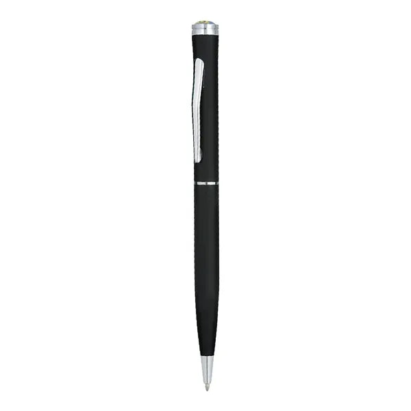 Epoxy Silver Trim Ballpoint Pen