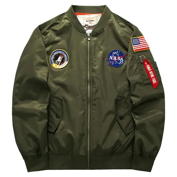 Water Resistant Flight Jacket with Custom Logo