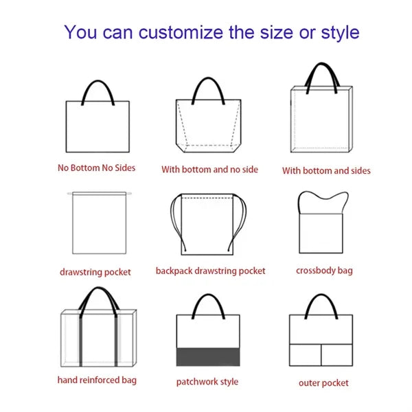 Cotton Canvas Tote Bags With Custom Printed Logo Or Style