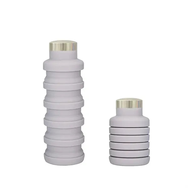 18oz Foldable Portable Silicone Water Bottle