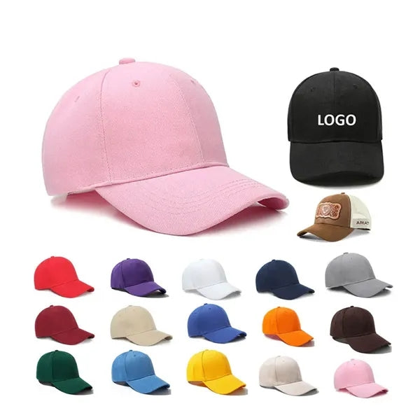 Solid Colour Hats Custom Baseball Cap