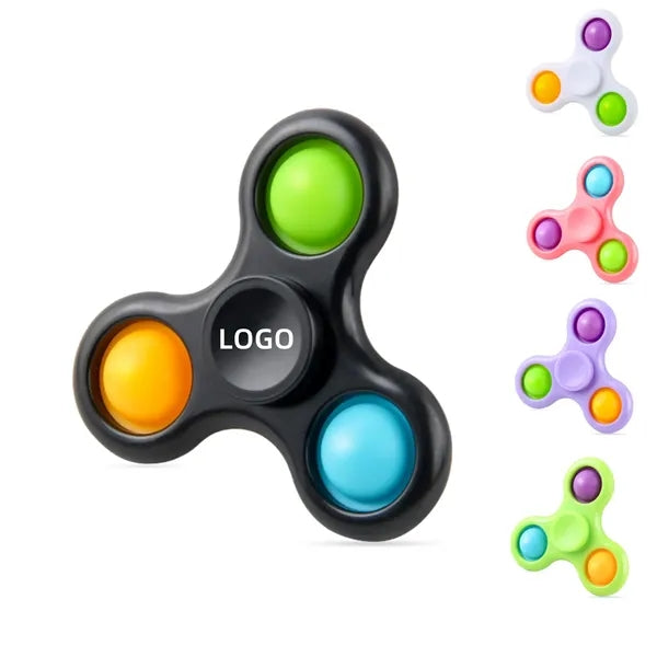 Push Pop Rotatable Fidget Spinner Toy