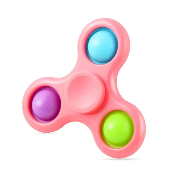 Push Pop Rotatable Fidget Spinner Toy