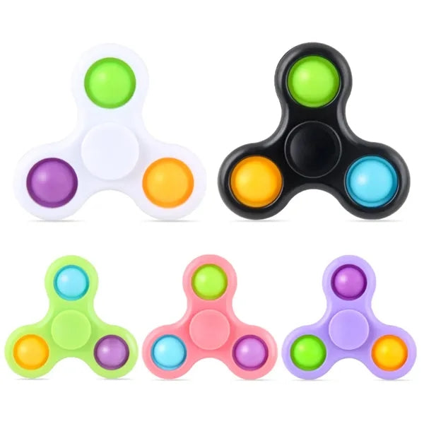 Push Pop Rotatable Fidget Spinner Toy