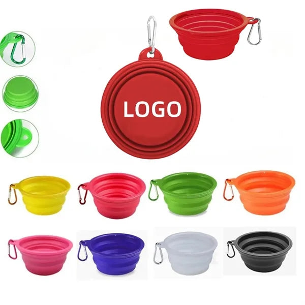 Collapsible Pet Bowl w/Carabiner