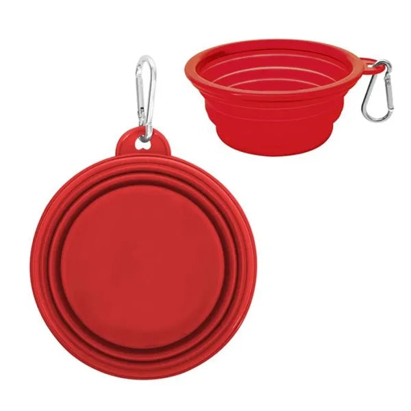 Collapsible Pet Bowl w/Carabiner