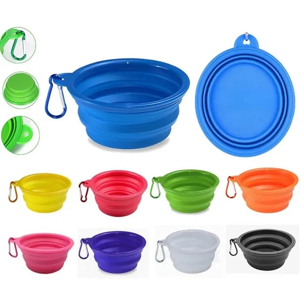 Collapsible Pet Bowl w/Carabiner