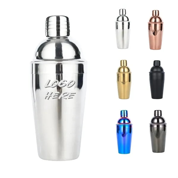 Classic Multicolor Stainless Steel Bar Cocktail Shaker