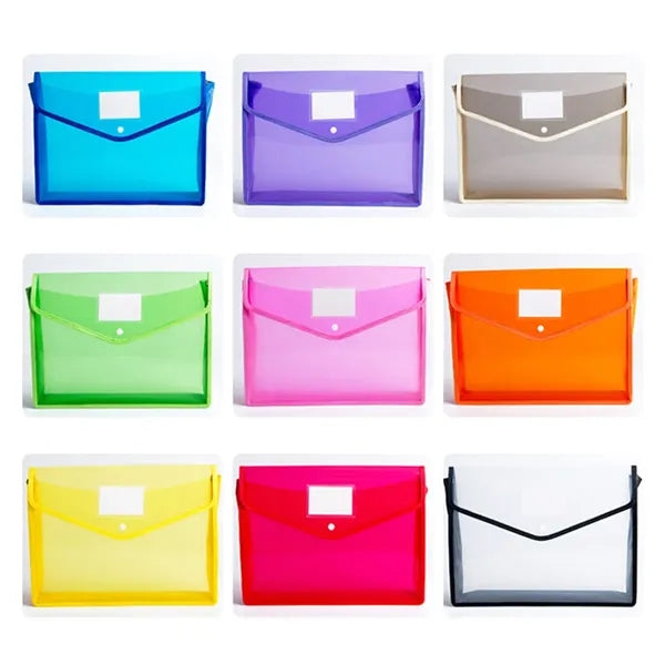 Expandable Envelopes Plastic Document Folder