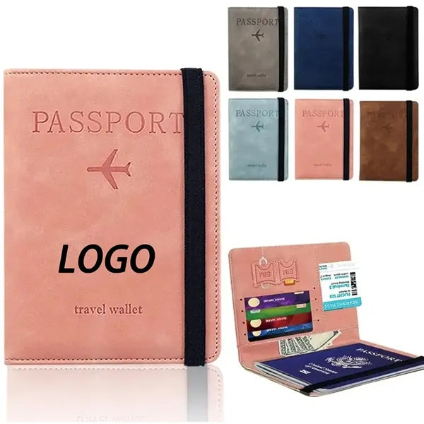 PU Leather Passport Holder Set