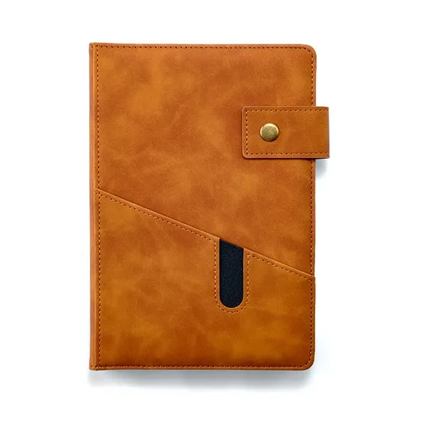 A5 100 Sheets Lined Leather Thicken Business Notebook