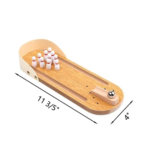 Portable Mini Bowling Game Set - Fun for Kids & Adults!