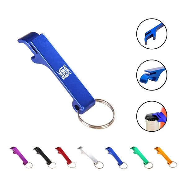 Aluminum Beverage Wrench Bottle Opener Keychains
