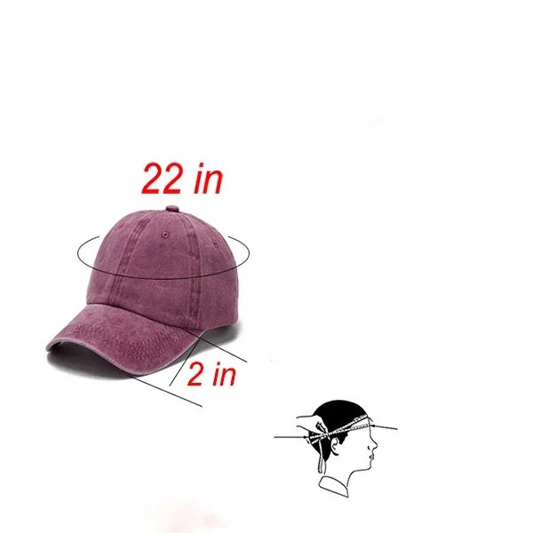 Wash Cotton Baseball Cap