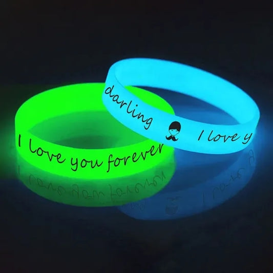 Silicone Glow-in-the-dark Wristband