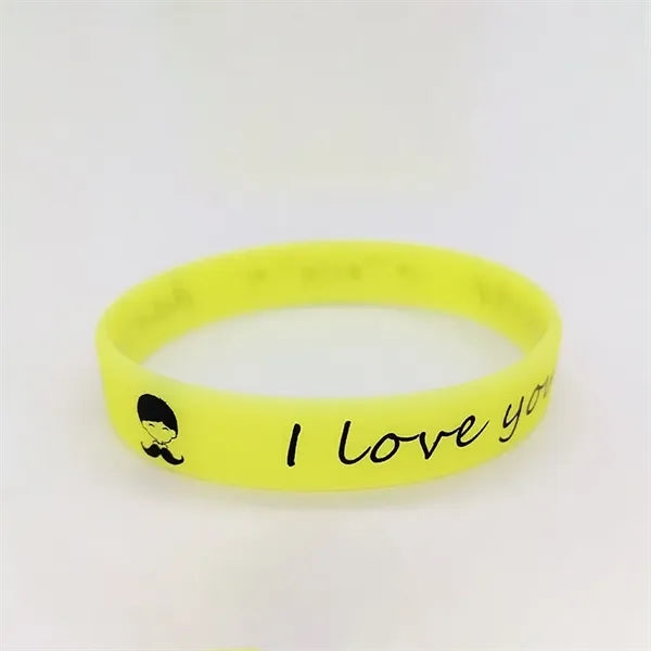 Silicone Glow-in-the-dark Wristband