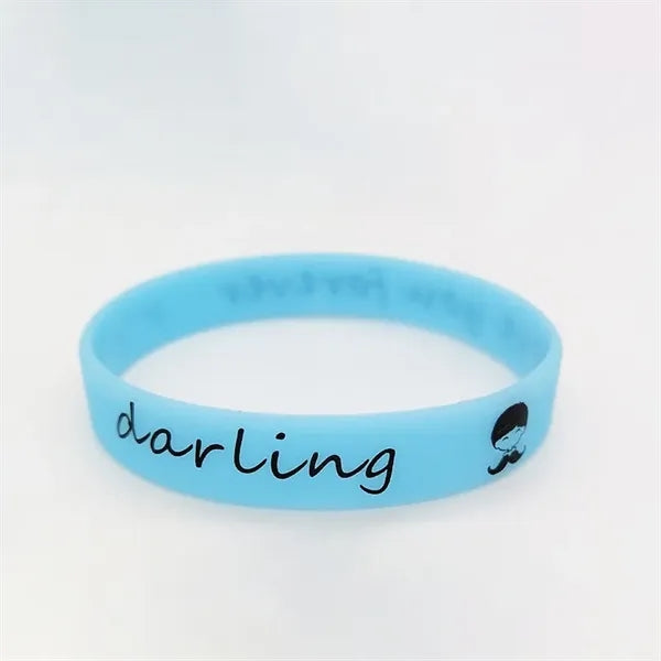 Silicone Glow-in-the-dark Wristband
