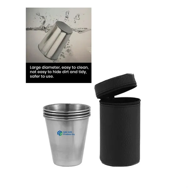 Stainless Steel Wine Glass Set