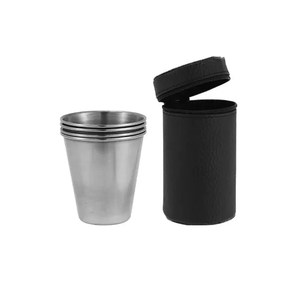 Stainless Steel Wine Glass Set