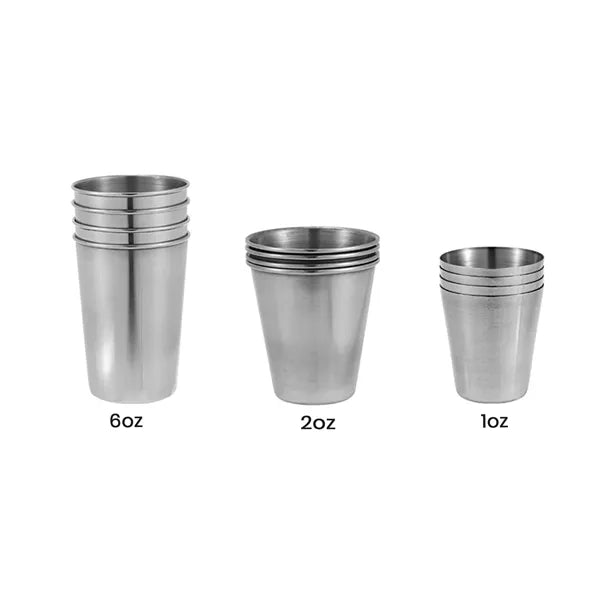 Stainless Steel Wine Glass Set