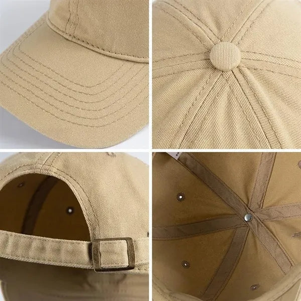 Premium 100% Cotton 6-Panel Caps Trucker Hat