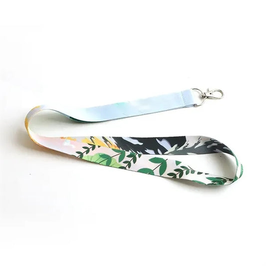 Fresh Simple Exhibition Work Badge Mobile Phone Lanyard