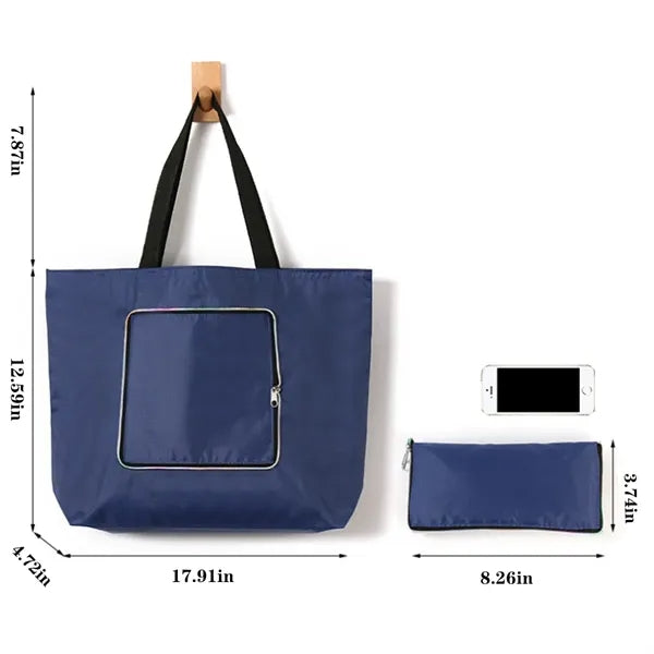 Waterproof folding grocery bag